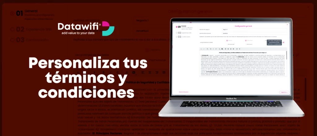 Paso 1: Personaliza tus términos y condiciones